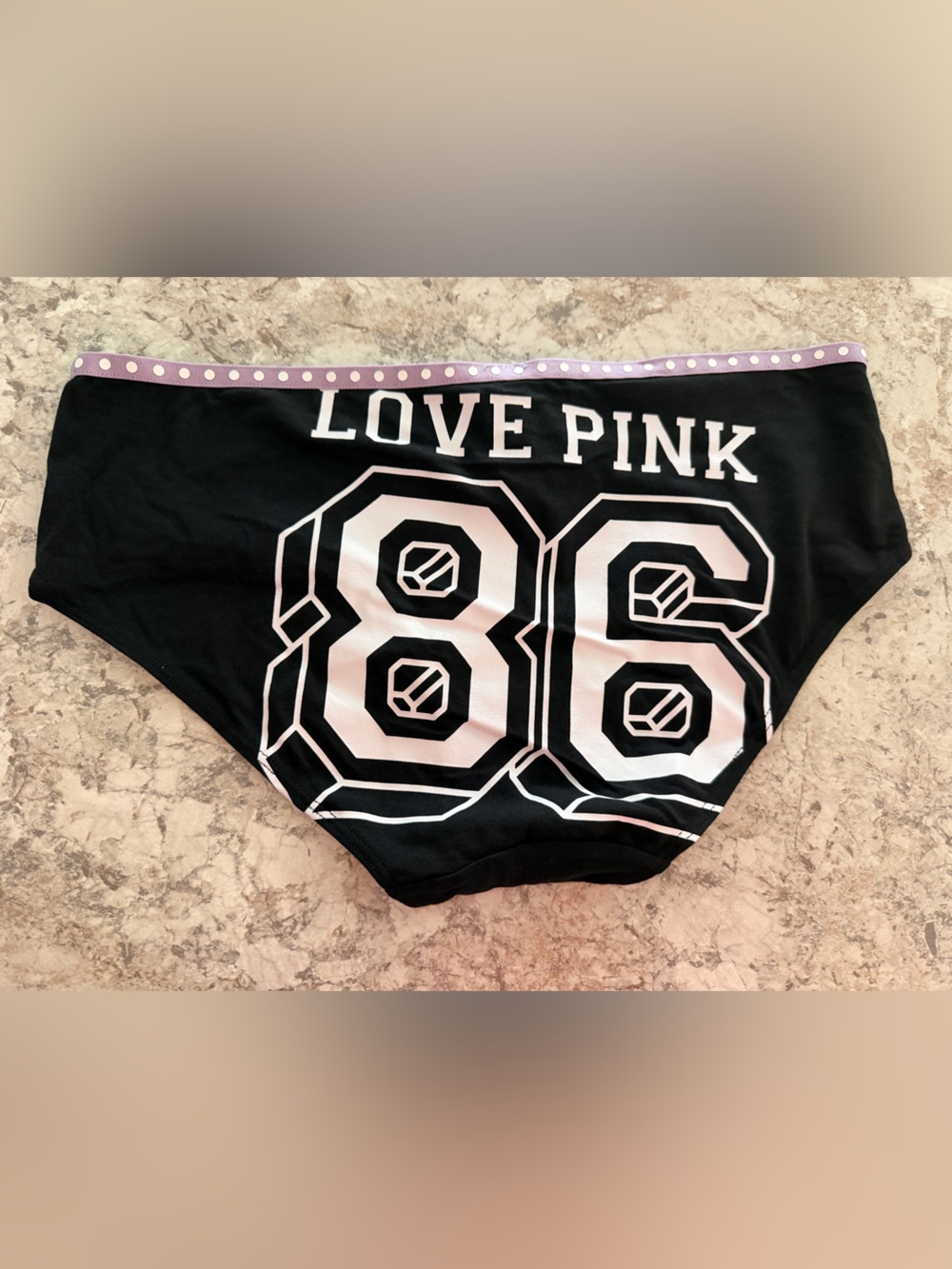 VS PINK Cotton Hiphugger Panty NWT Large